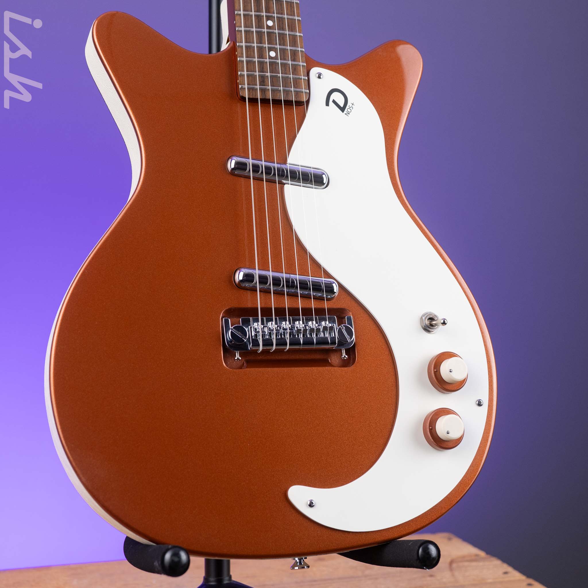 2021 Danelectro 59M NOS Orange Metalflake – Ish Guitars