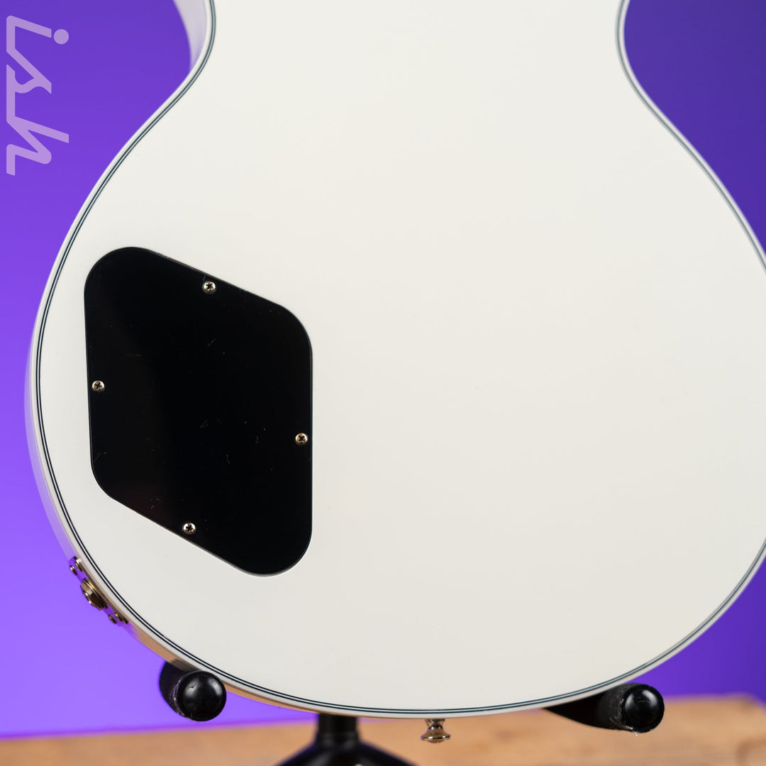 2022 Gibson Les Paul Custom White - Headstock Repair
