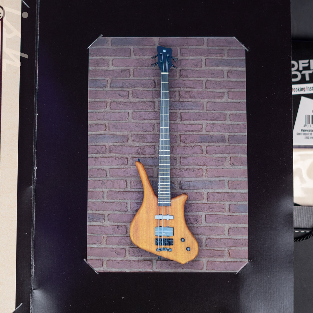 Ish x Warwick Dolphin SN TCS Custom Shop Endangered Species 4-String Bass Wenge Fretboard