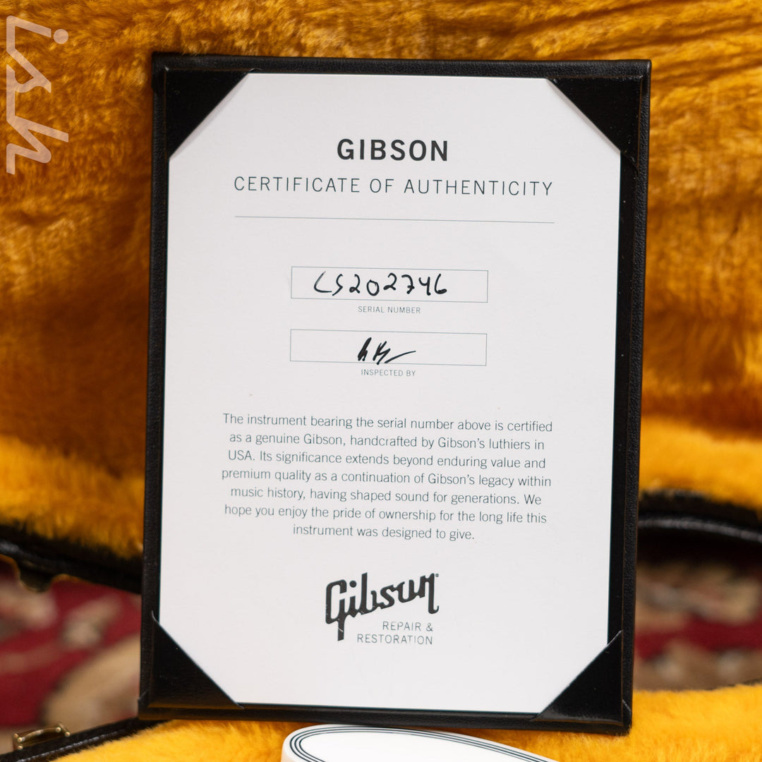 2022 Gibson Les Paul Custom White - Headstock Repair