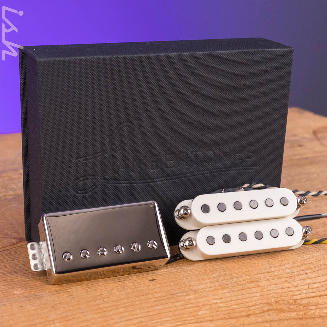 Lambertones "The Triple Shot" HSS Crema Pickups