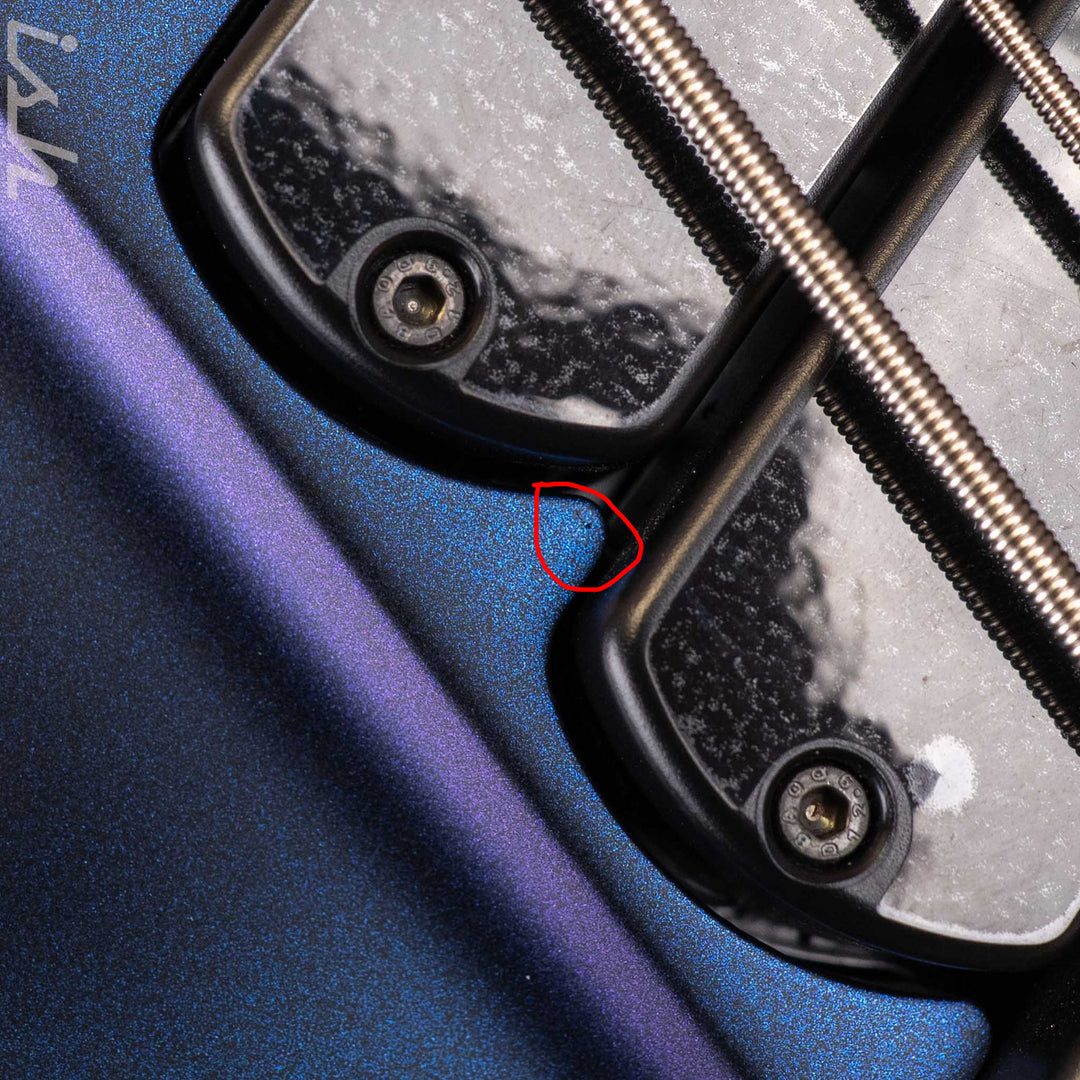 Dingwall D-Roc Standard 5-String Bass Matte Blue to Purple Colorshift B-Stock