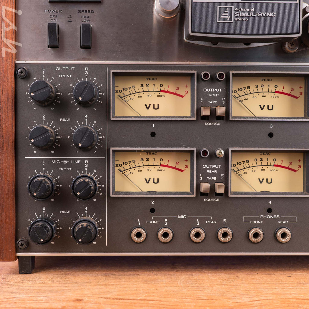 TEAC A-2340SX 4 - Channel Simul-Sync Stereo Tape Deck w/ RC-129 Remote Control