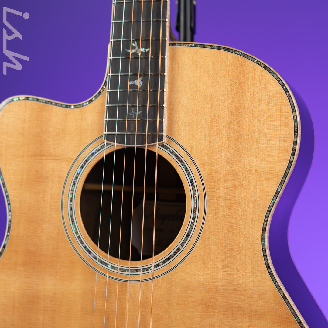 PRS SE AL60E Left Handed Acoustic-Electric Guitar Natural Demo