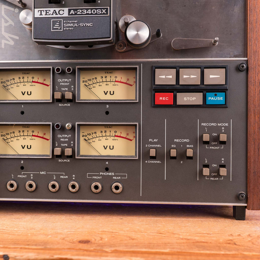 TEAC A-2340SX 4 - Channel Simul-Sync Stereo Tape Deck w/ RC-129 Remote Control