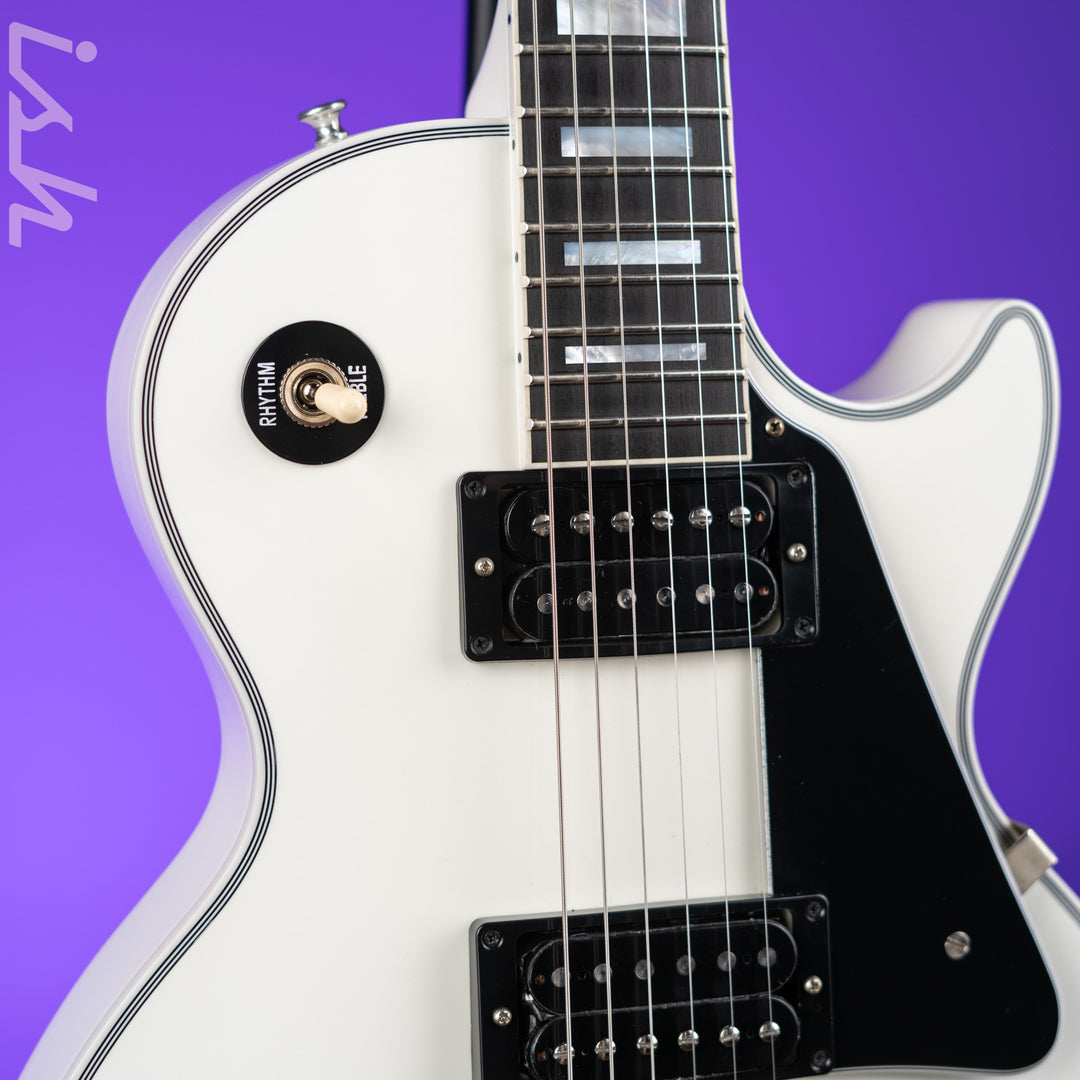 2022 Gibson Les Paul Custom w/ Ebony Fingerboard White Gloss