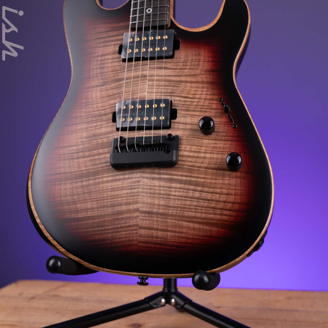 Ernie Ball Music Man Rabea Massaad Sabre HH Vileblood Burst