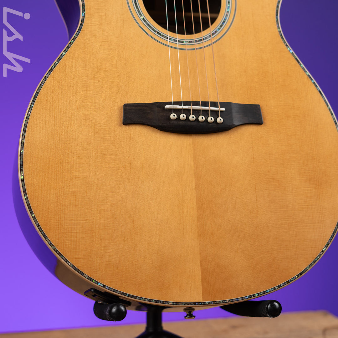 PRS SE AL60E Left Handed Acoustic-Electric Guitar Natural Demo