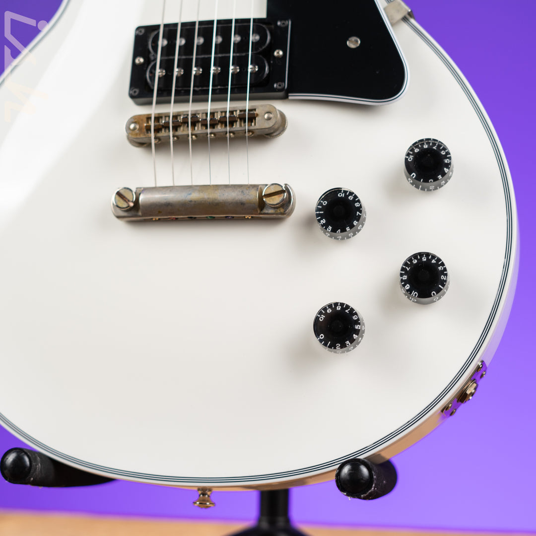 2022 Gibson Les Paul Custom w/ Ebony Fingerboard White Gloss