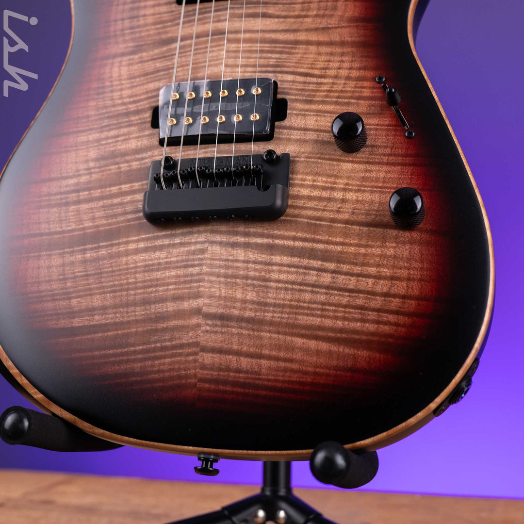 Ernie Ball Music Man Rabea Massaad Sabre HH Vileblood Burst