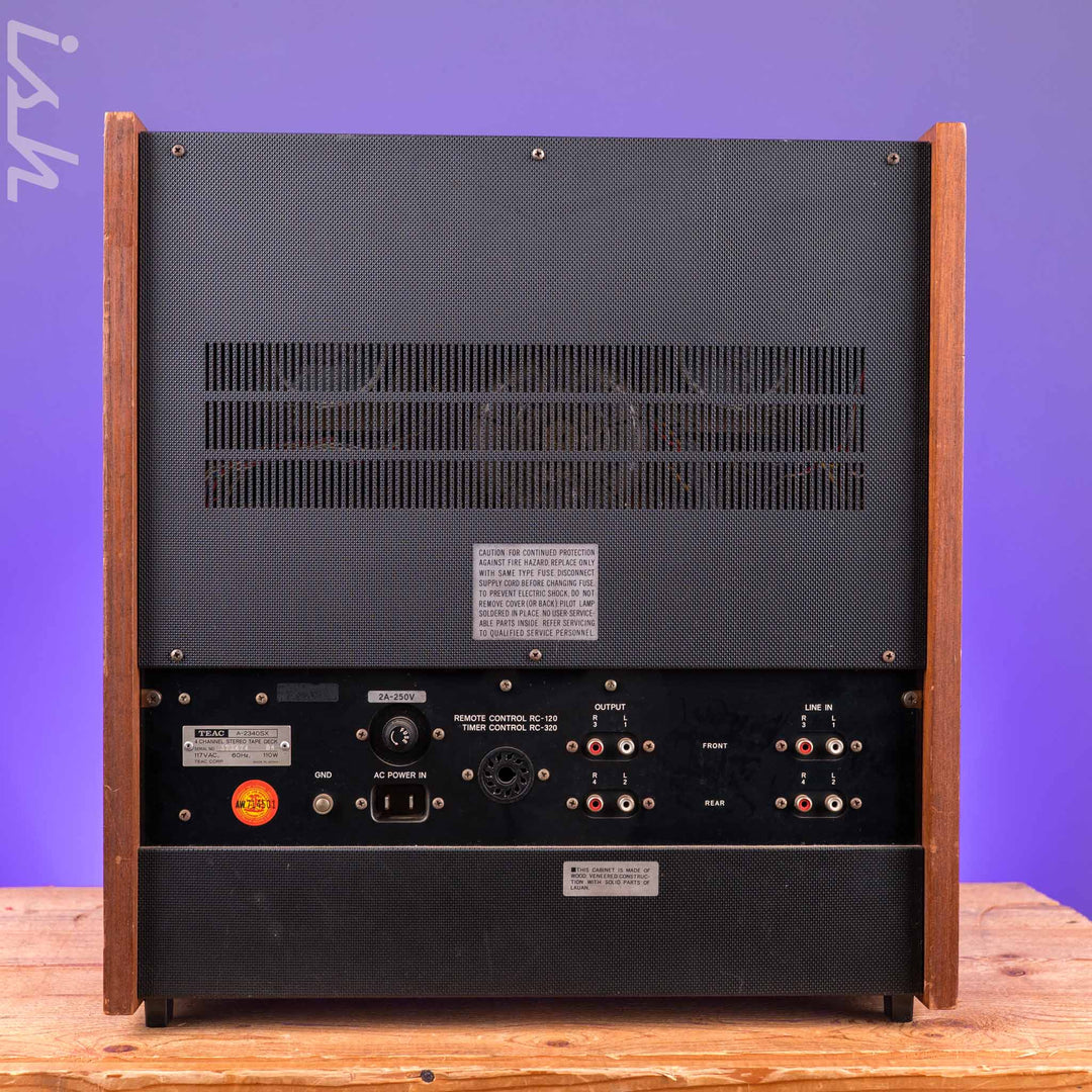 TEAC A-2340SX 4 - Channel Simul-Sync Stereo Tape Deck w/ RC-129 Remote Control
