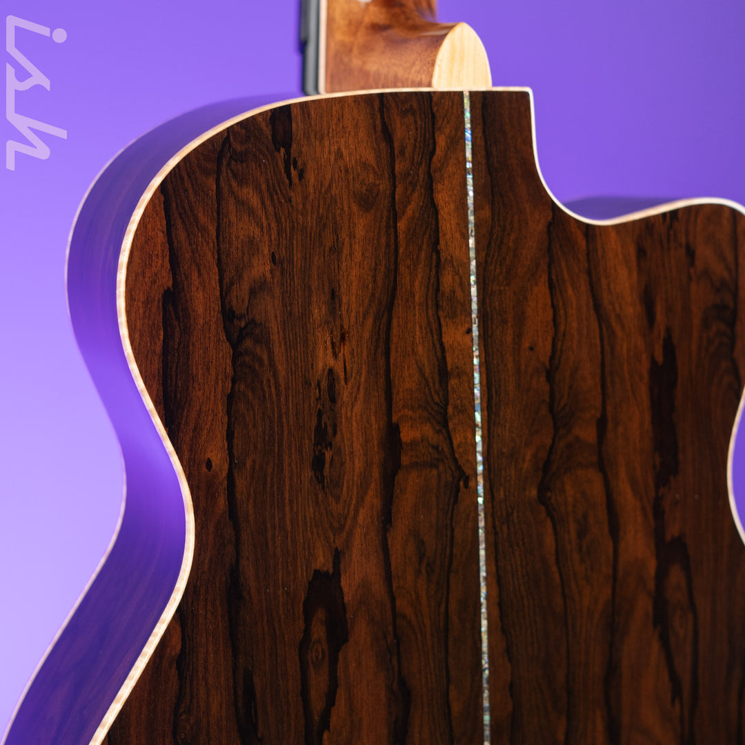 PRS SE AL60E Left Handed Acoustic-Electric Guitar Natural Demo
