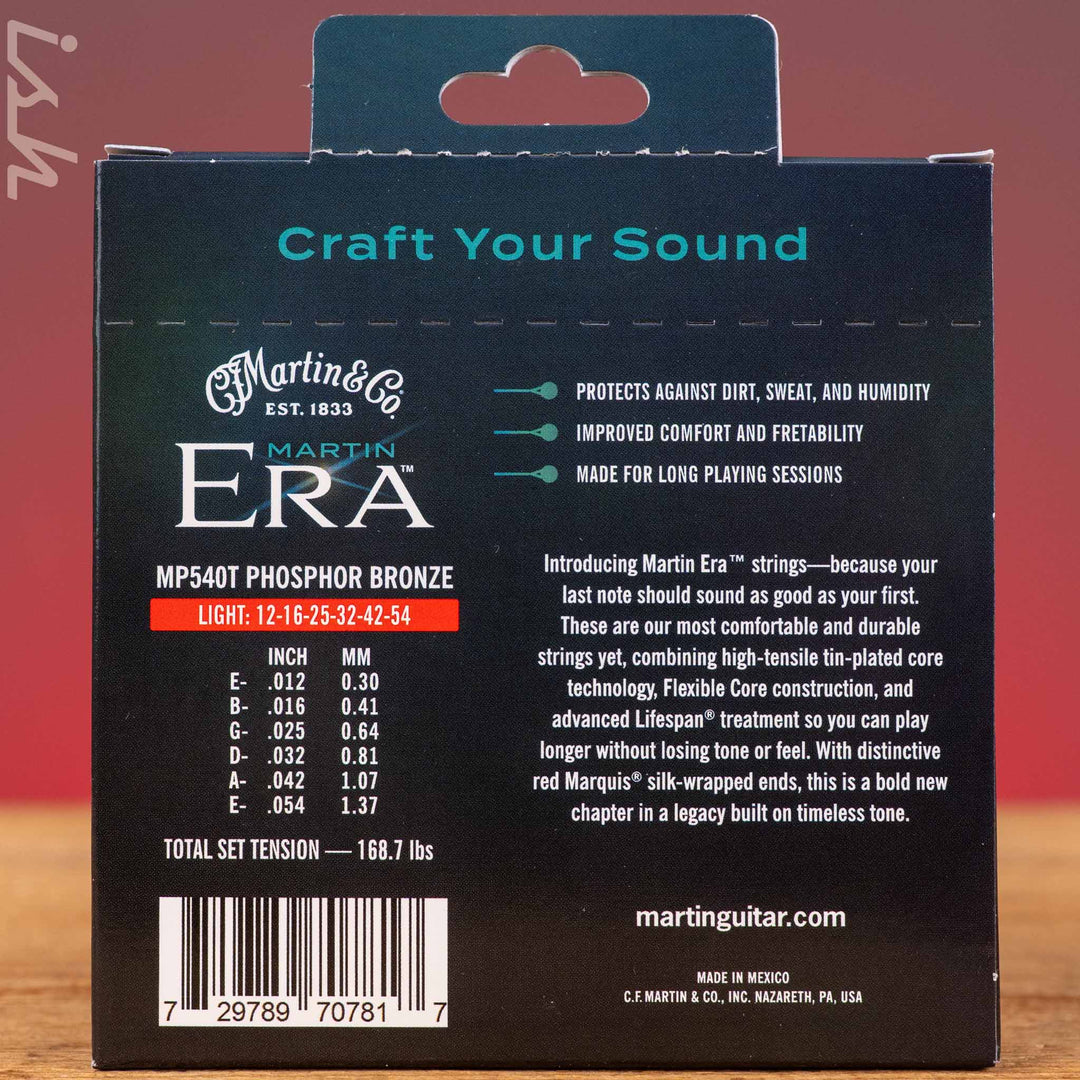 Martin MP540T Era™ Treated Acoustic Guitar Strings - 12-54 Light