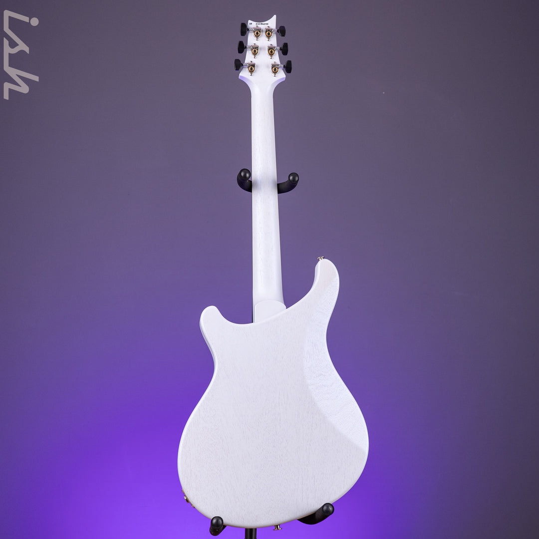 2025 PRS S2 Vela Semi-Hollow Pearl White Satin w/ Locking Tuners