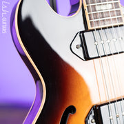 2014 Gibson Memphis ES-390 P90 Dark Sunburst