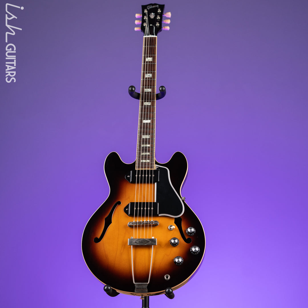 2014 Gibson Memphis ES-390 P90 Dark Sunburst