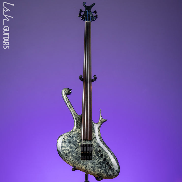 2002 Ritter Raptor Fretless 4-String Bass Marble