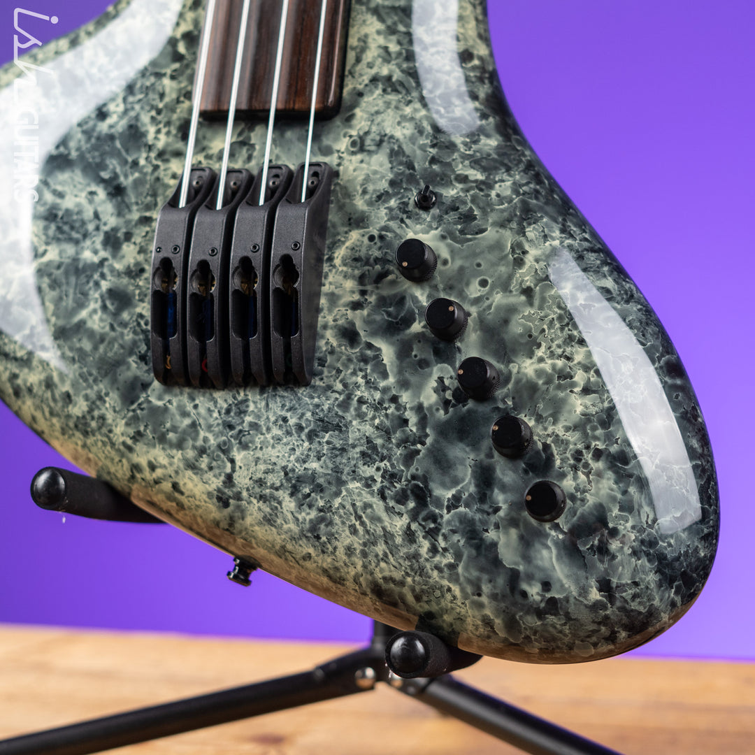 2002 Ritter Raptor Fretless 4-String Bass Marble