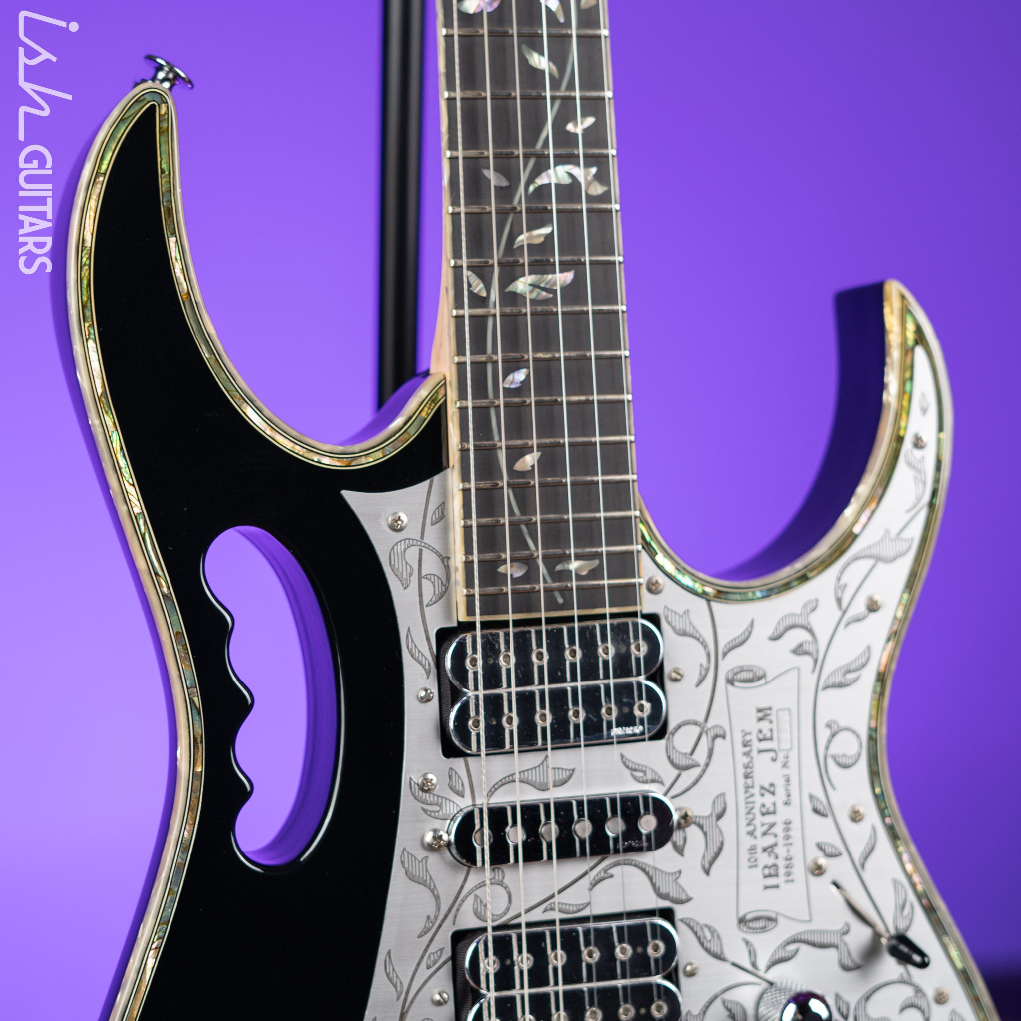 1996 Ibanez JEM10th Steve Vai Signature 10th Anniversary Black