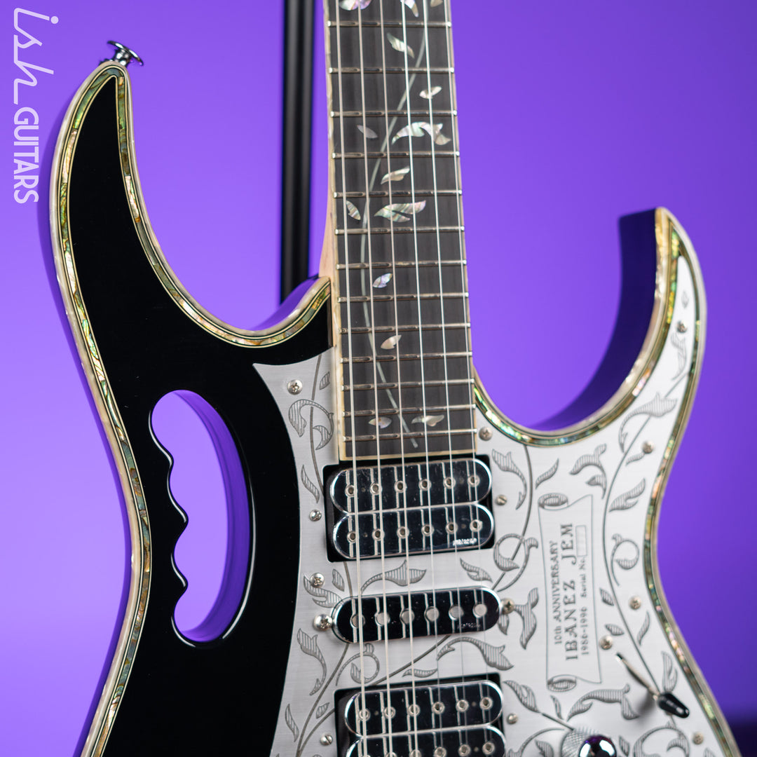 1996 Ibanez JEM10th Steve Vai Signature 10th Anniversary Black