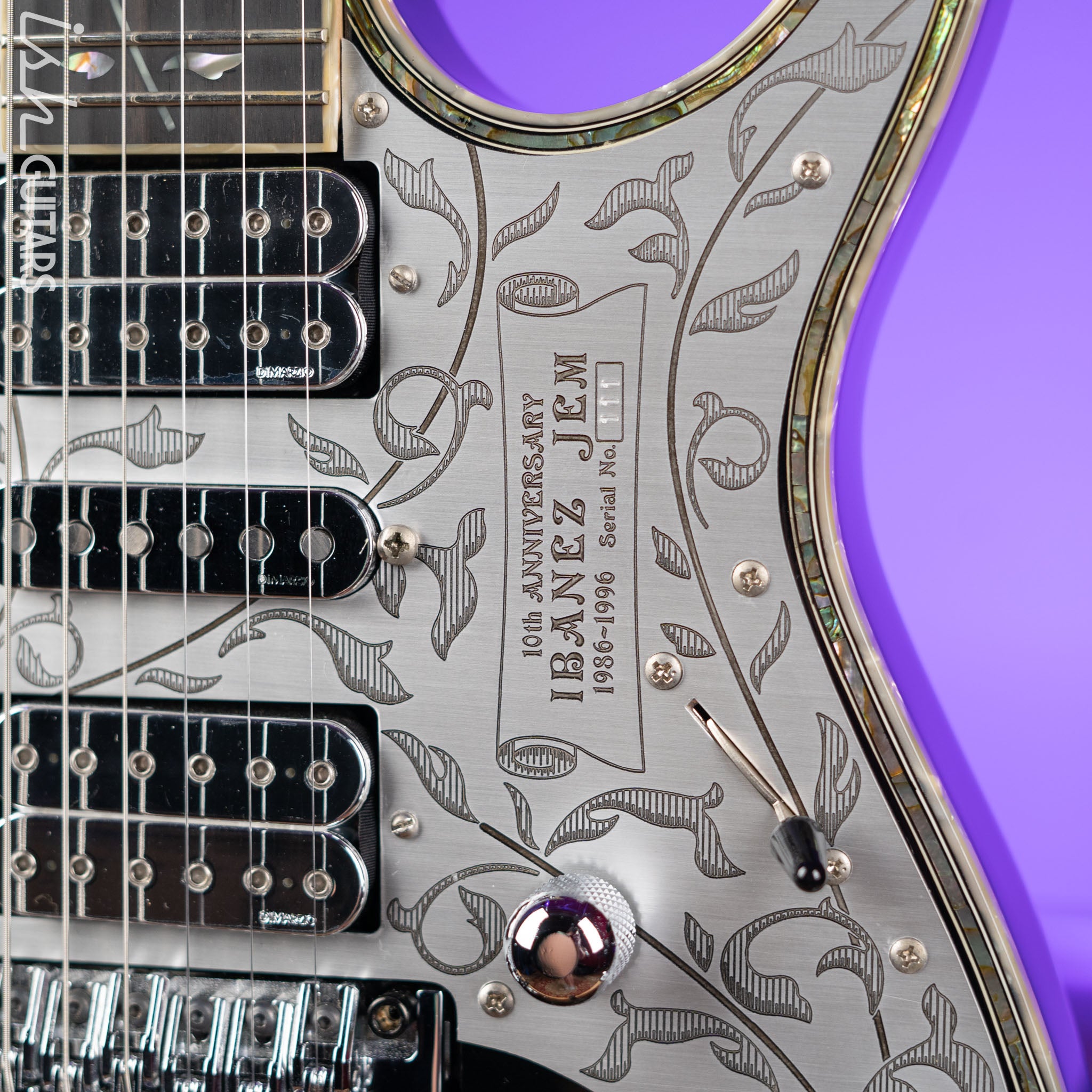 1996 Ibanez JEM10th Steve Vai Signature 10th Anniversary Black