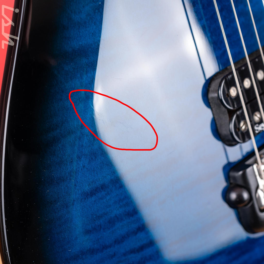 Parker Fly Mojo Trans Blue Burst