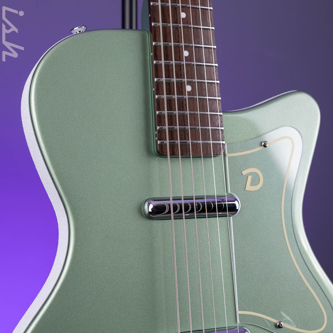 Danelectro D-56 Baritone Electric Guitar Olive Metallic *Ish Guitars Exclusive*