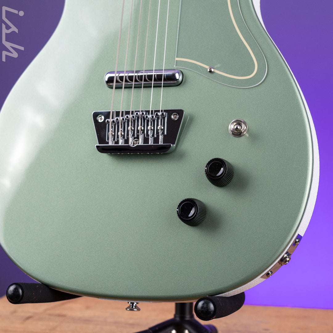 Danelectro D-56 Baritone Electric Guitar Olive Metallic *Ish Guitars Exclusive*