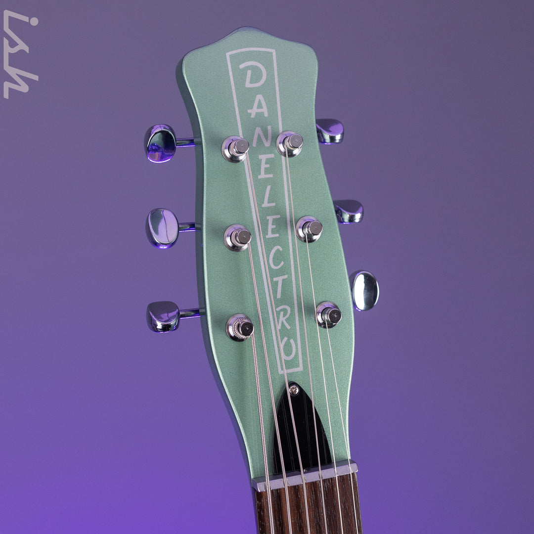 Danelectro D-56 Baritone Electric Guitar Olive Metallic *Ish Guitars Exclusive*
