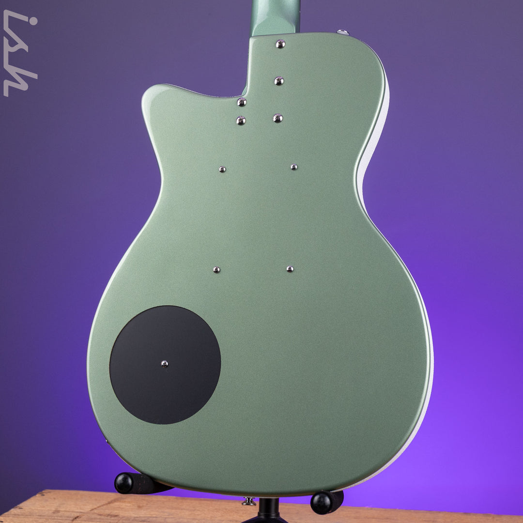 Danelectro D-56 Baritone Electric Guitar Olive Metallic *Ish Guitars Exclusive*