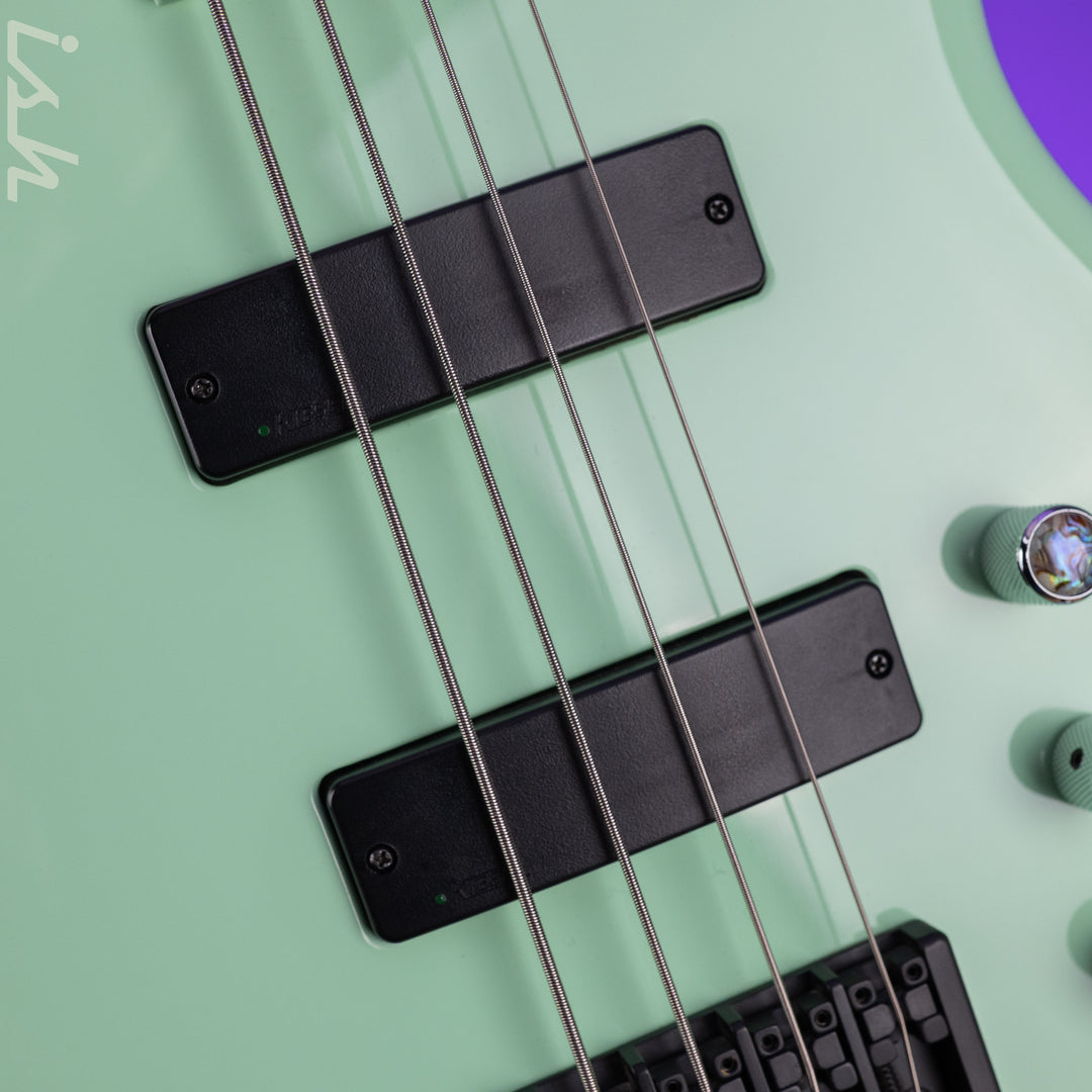 2014 Carvin Active 4 String Bass w/ Piezo Seafoam Green