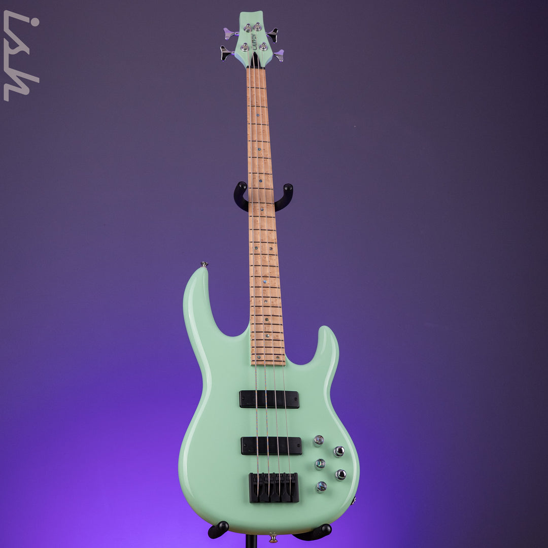 2014 Carvin Active 4 String Bass w/ Piezo Seafoam Green