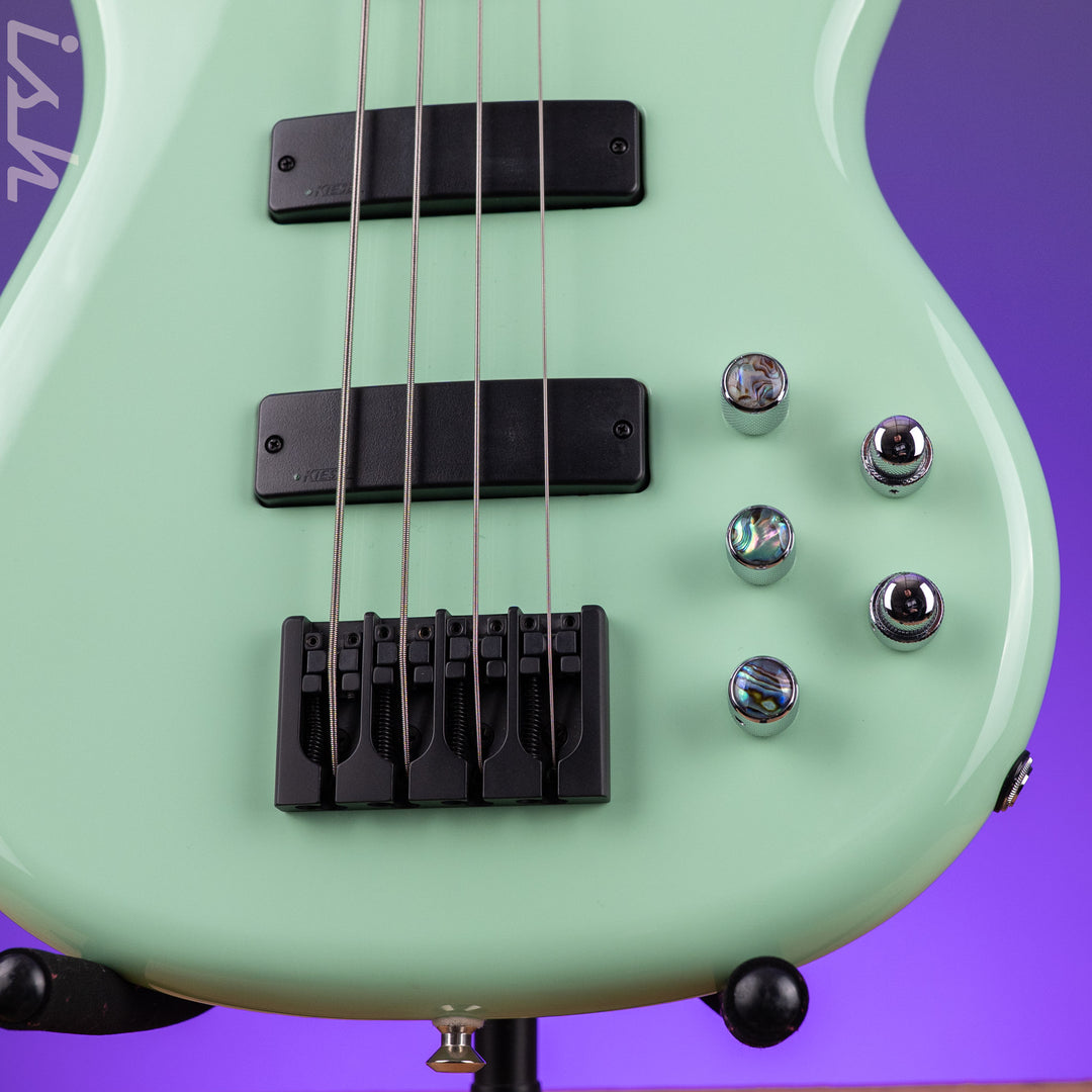 2014 Carvin Active 4 String Bass w/ Piezo Seafoam Green