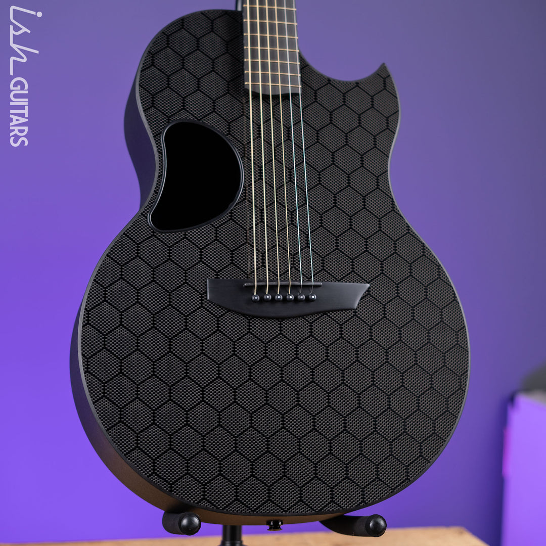 McPherson Sable Honeycomb Carbon Acoustic-Electric Guitar Black Hardware