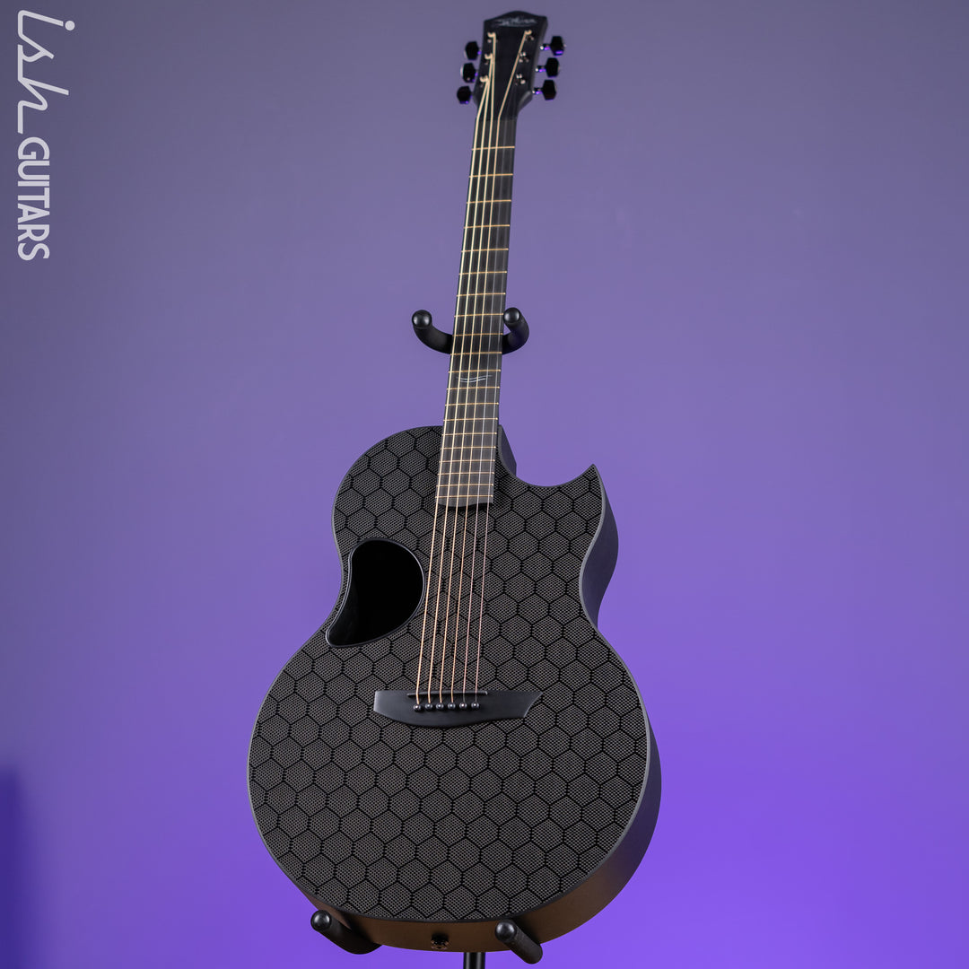 McPherson Sable Honeycomb Carbon Acoustic-Electric Guitar Black Hardware