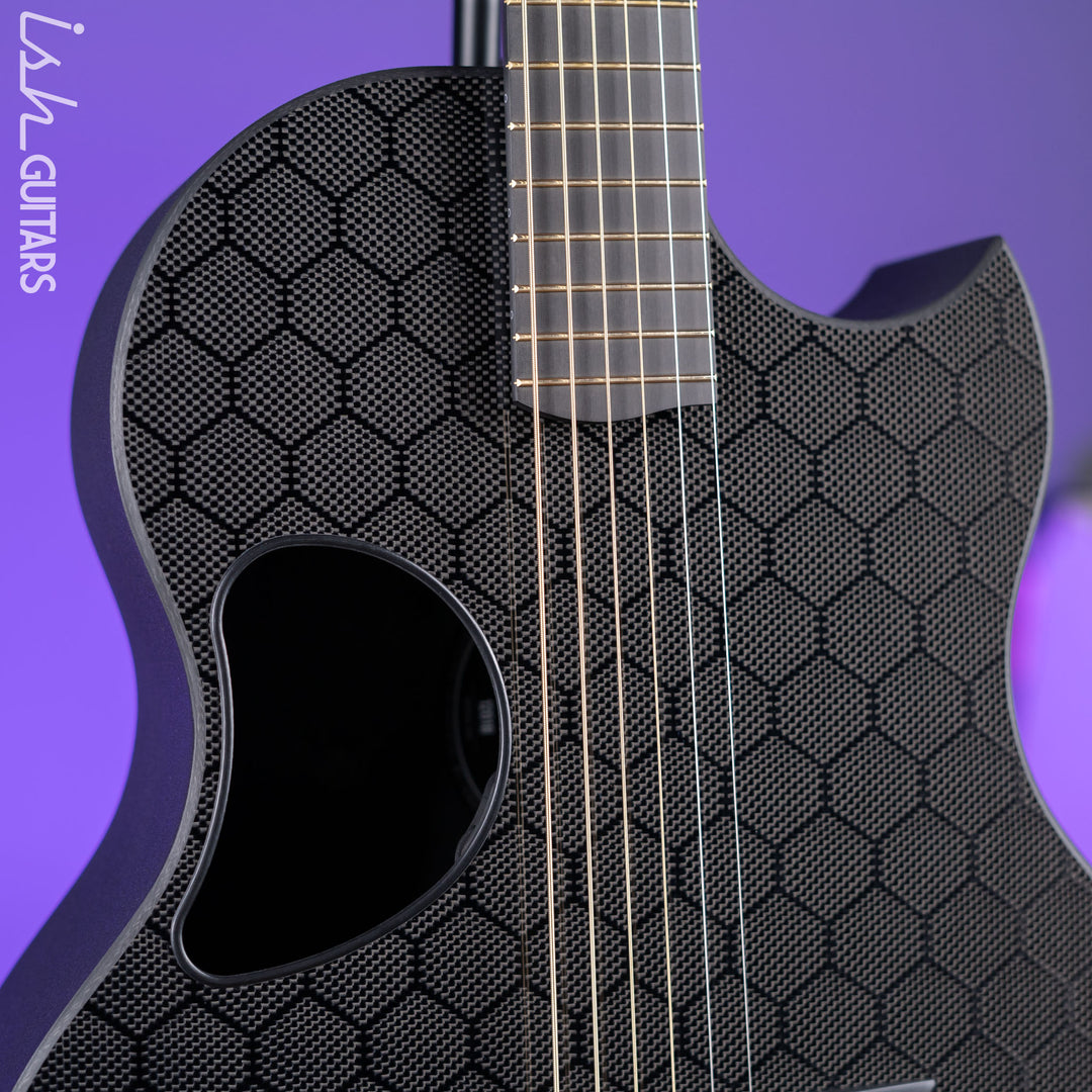McPherson Sable Honeycomb Carbon Acoustic-Electric Guitar Black Hardware