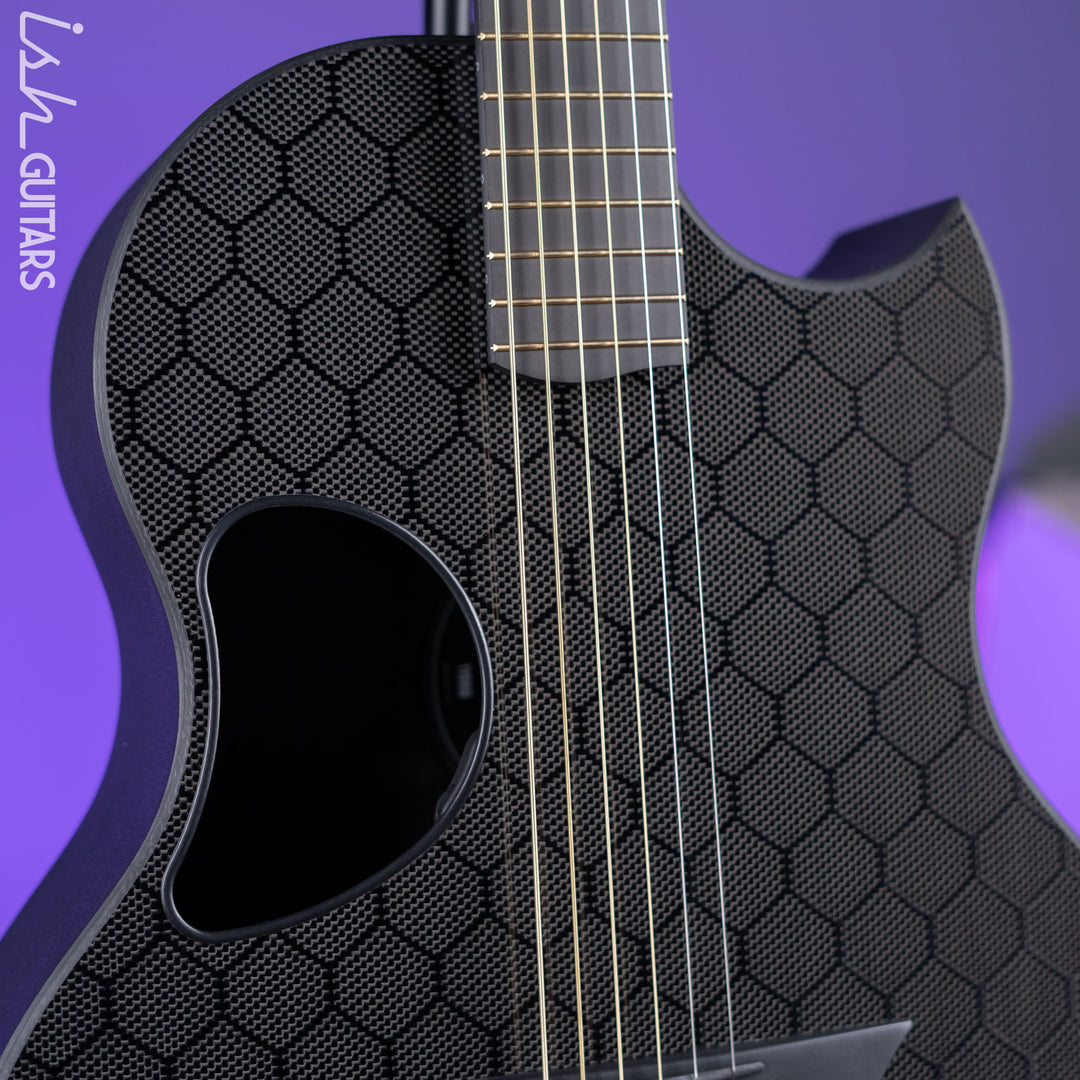 McPherson Sable Honeycomb Carbon Acoustic-Electric Guitar Gold Hardware
