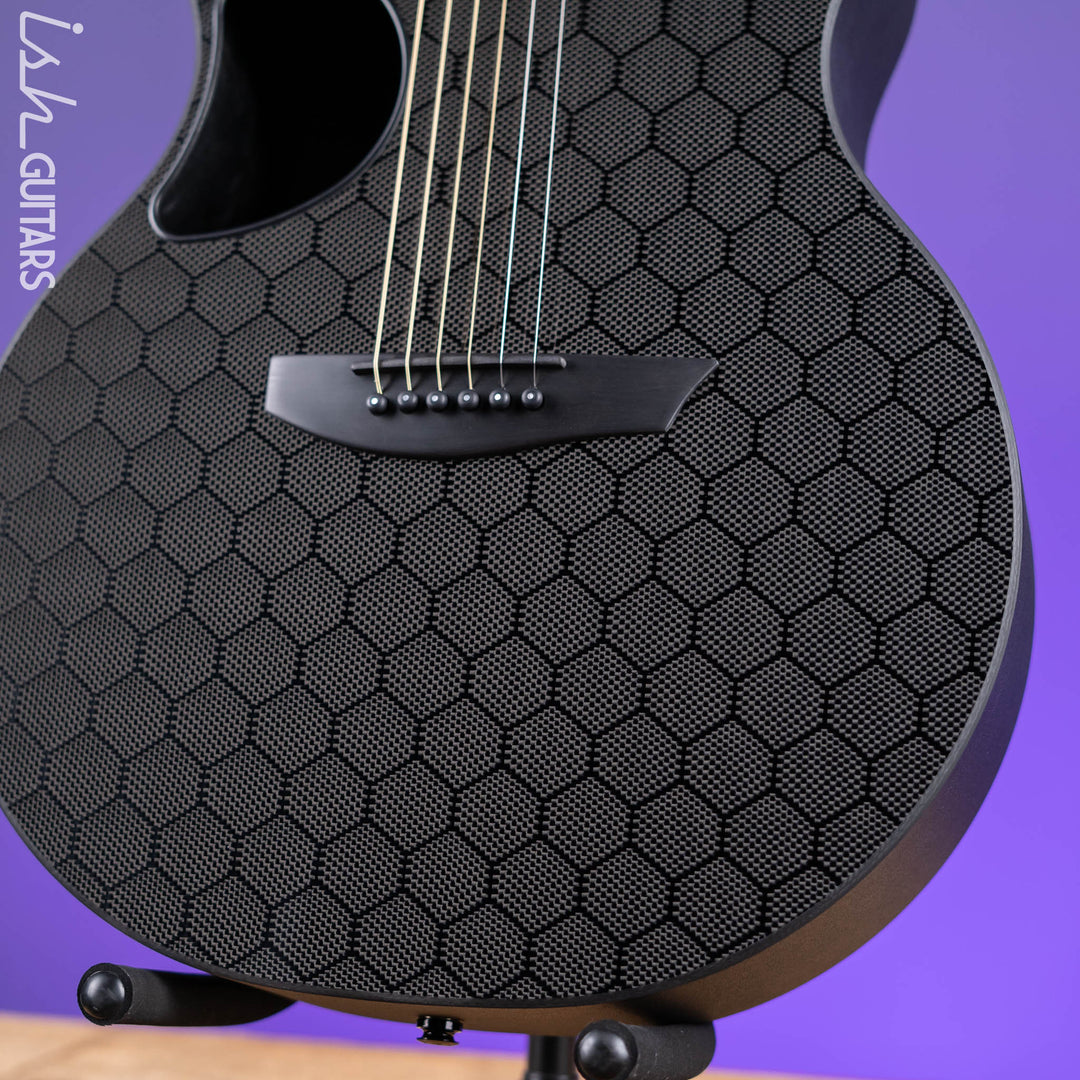 McPherson Sable Honeycomb Carbon Acoustic-Electric Guitar Black Hardware