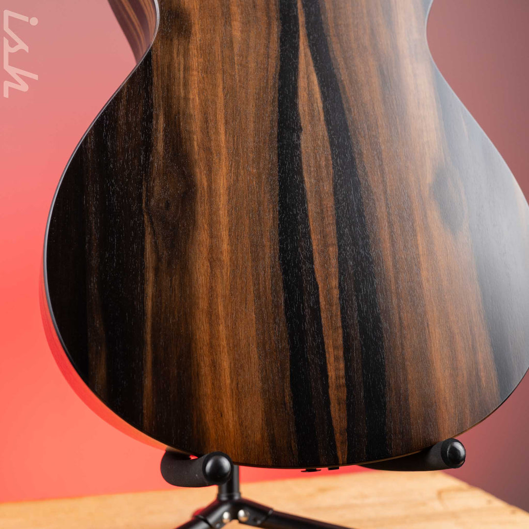 2021 Taylor AD12e Ebony Acoustic-Electric Guitar Blacktop