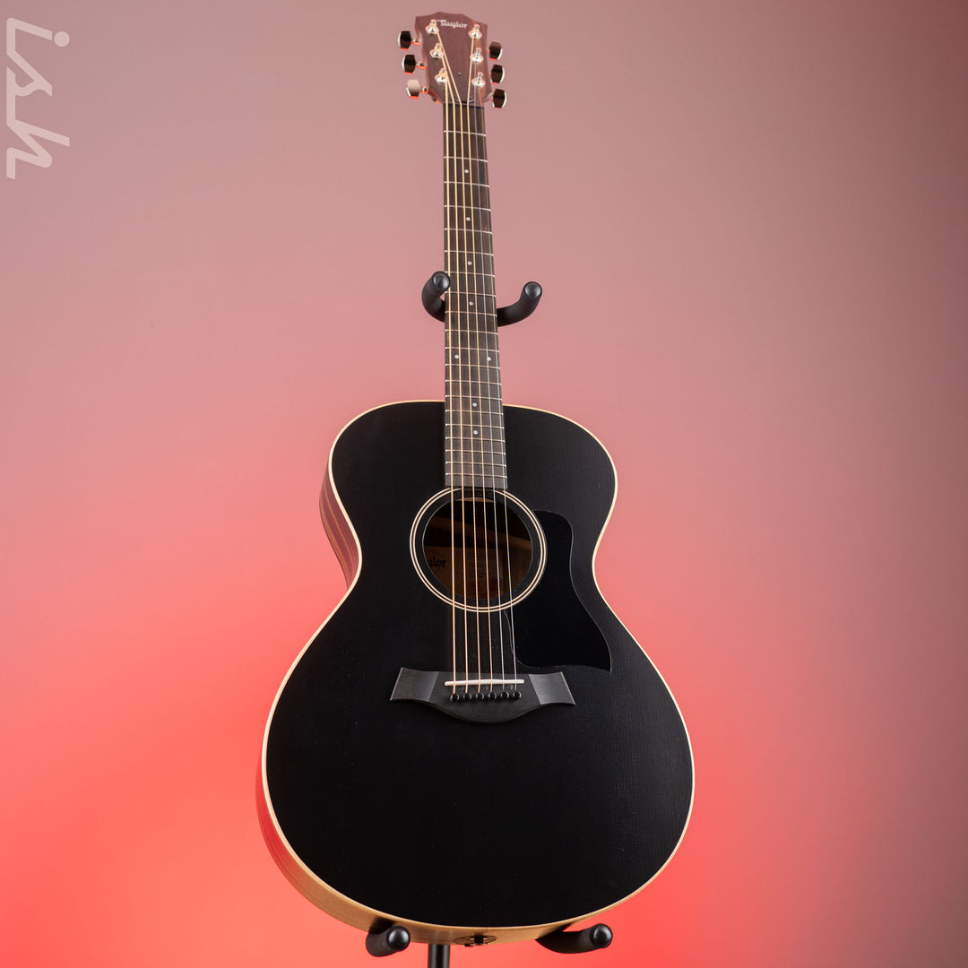 2021 Taylor AD12e Ebony Acoustic-Electric Guitar Blacktop