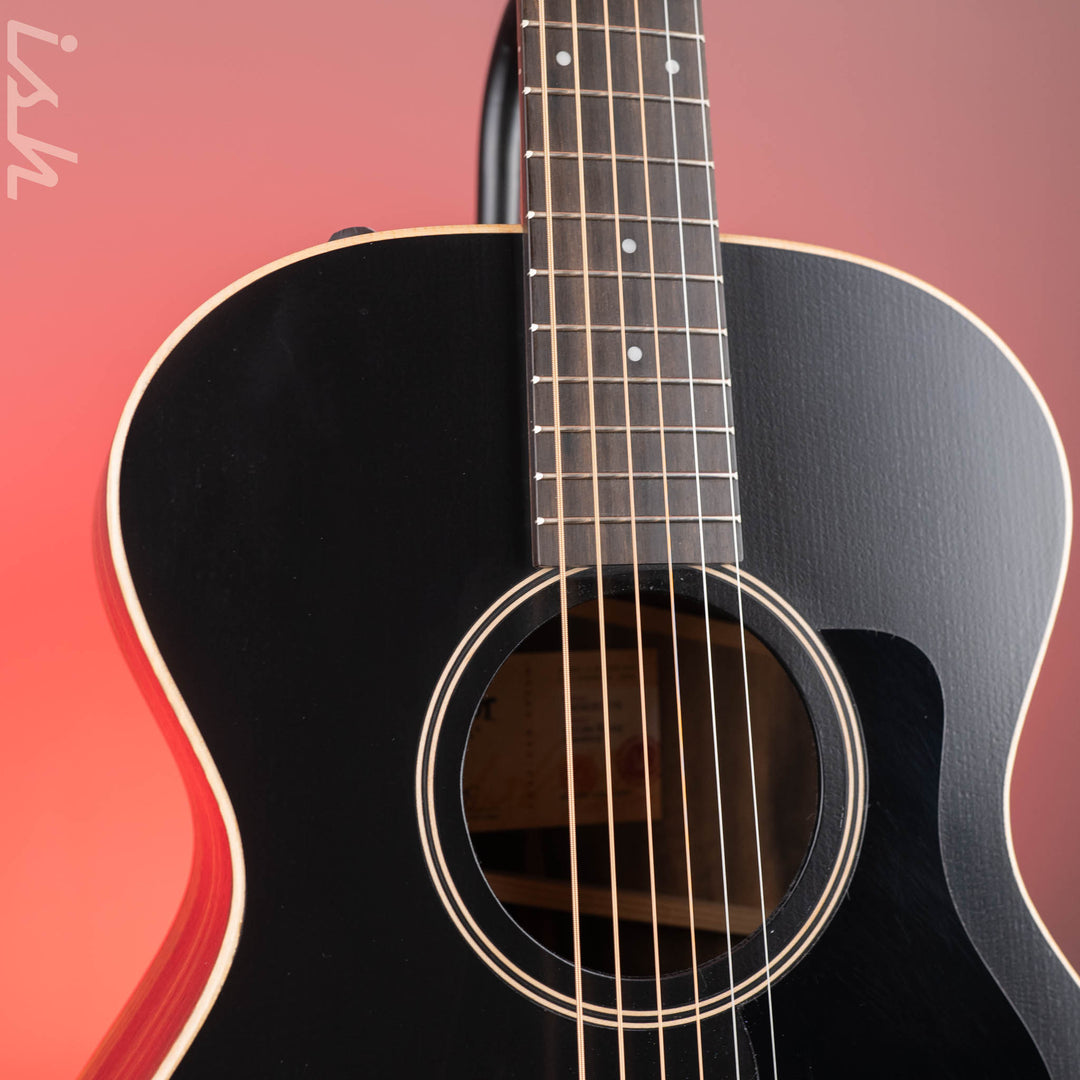 2021 Taylor AD12e Ebony Acoustic-Electric Guitar Blacktop