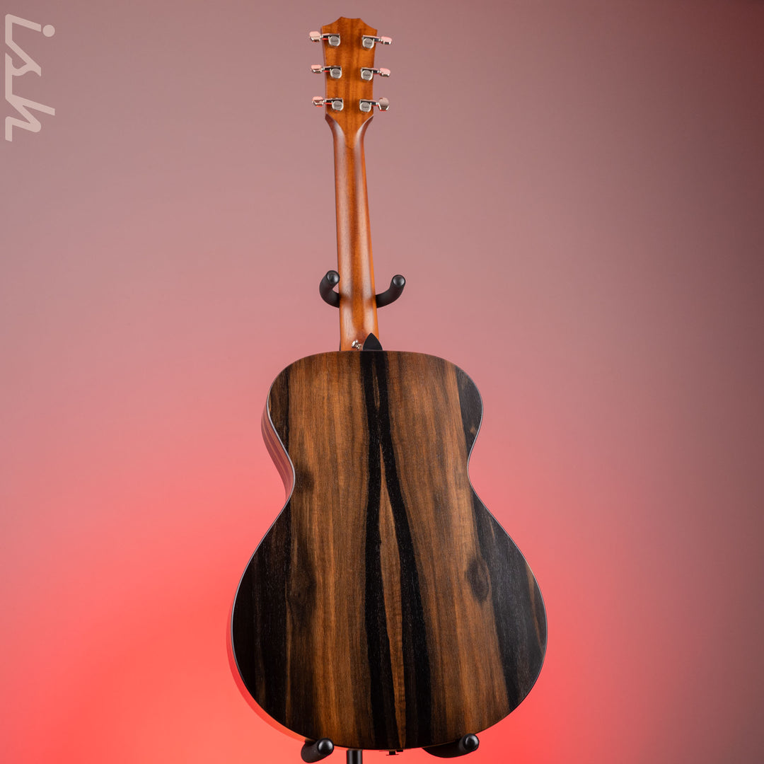 2021 Taylor AD12e Ebony Acoustic-Electric Guitar Blacktop