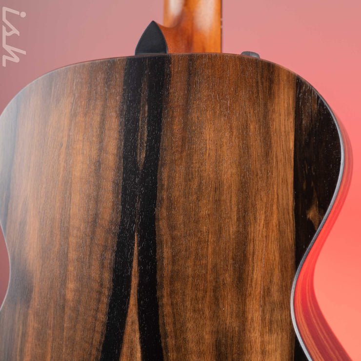 2021 Taylor AD12e Ebony Acoustic-Electric Guitar Blacktop