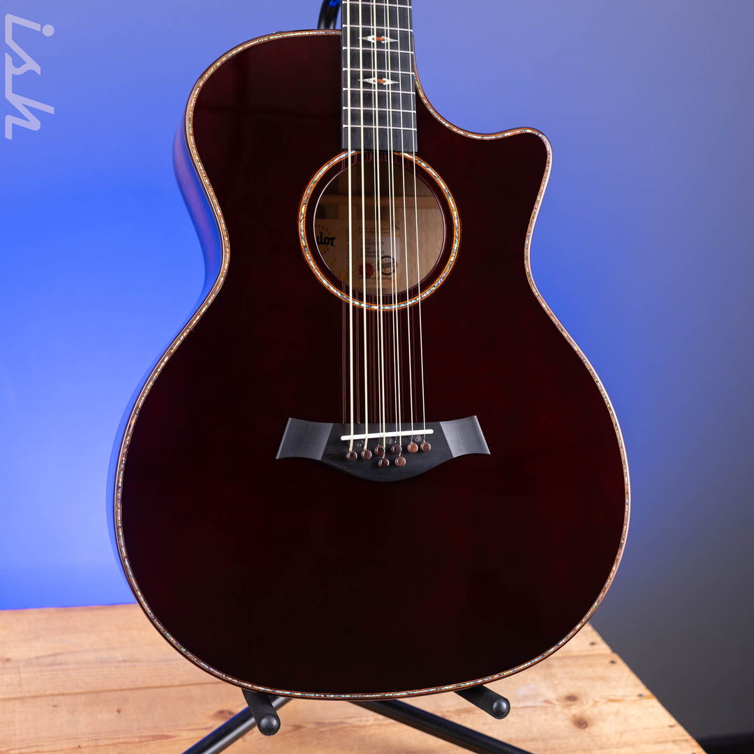 Taylor Custom Grand Auditorium C14ce-B4023 Baritone-8 Chocolate Burgundy Catch 