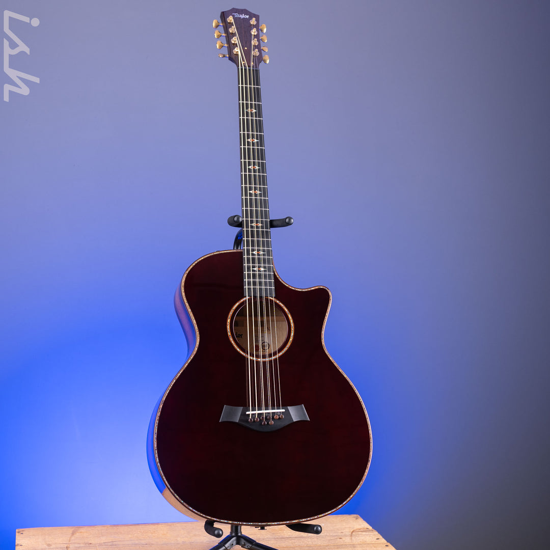 Taylor Custom Grand Auditorium C14ce-B4023 Baritone-8 Chocolate Burgundy Catch 