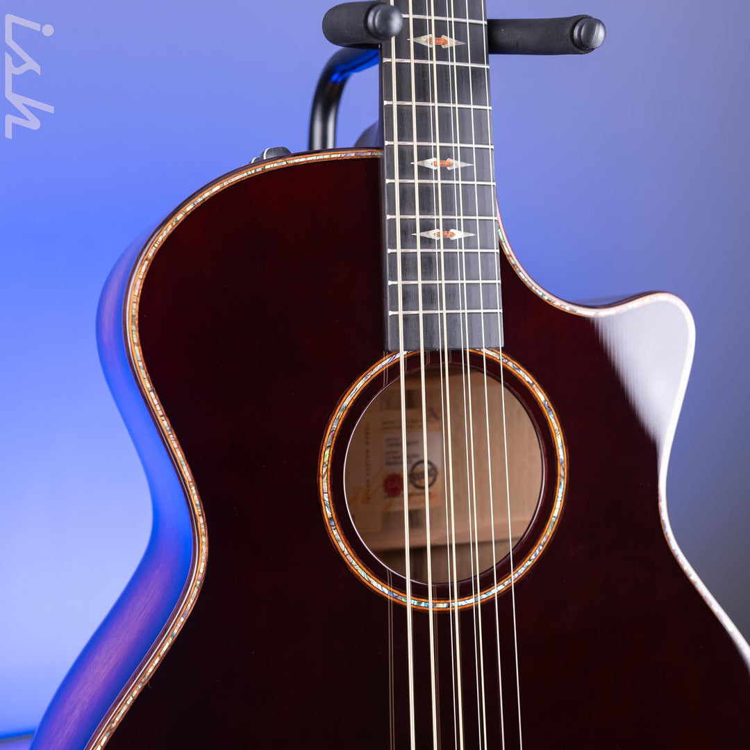 Taylor Custom Grand Auditorium C14ce-B4023 Baritone-8 Chocolate Burgundy Catch 