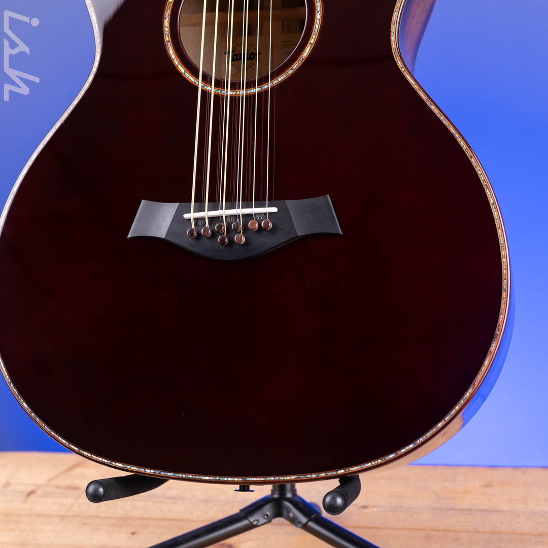 Taylor Custom Grand Auditorium C14ce-B4023 Baritone-8 Chocolate Burgundy Catch 