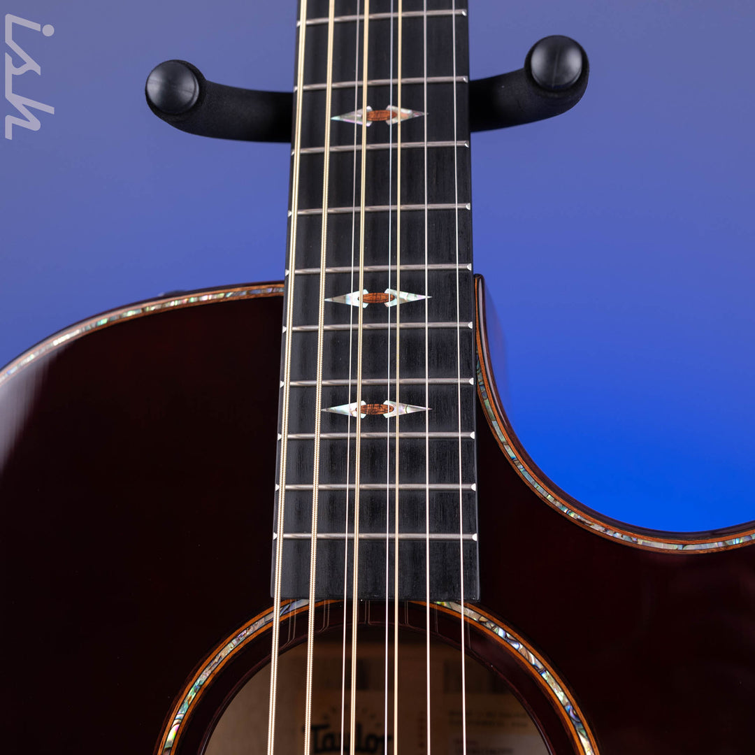 Taylor Custom Grand Auditorium C14ce-B4023 Baritone-8 Chocolate Burgundy Catch 