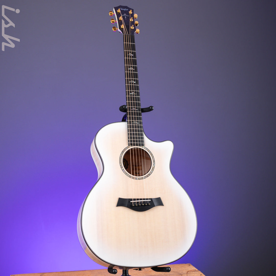 Taylor 614ce LTD Maple/Sitka 50th Anniversary Trans White with Edgeburst
