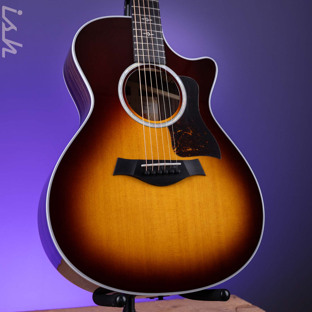 Taylor 412ce-R V-Class Acoustic-Electric Guitar Tobacco Sunburst